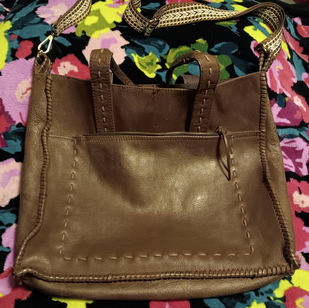 Lucky Vintage Leather Boho Bag